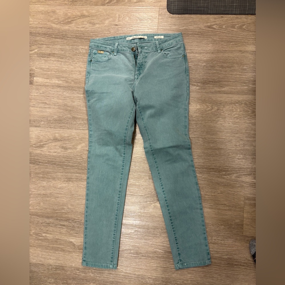 Leona Women's Teal Skinny Jeans